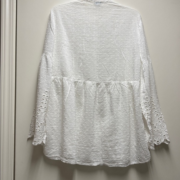 Sundance White Eyelet Blouse - Picture 3 of 8